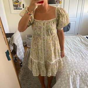 Love The Label, floral dress with lace, S